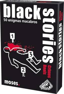 Galápagos, Black Stories: Crimes Reais, Jogo de Enigmas para Amigos, 2+ jogadores, 15 minutos por partida
