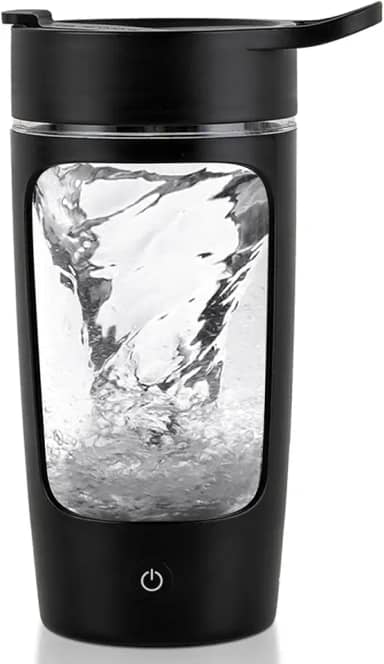 Coqueteleira elétrica, feita com Tritan – livre de BPA – Copo misturador portátil/Coqueteleira recarregável por USB para shakes de proteína e shakes de substituição de refeição, 623 g