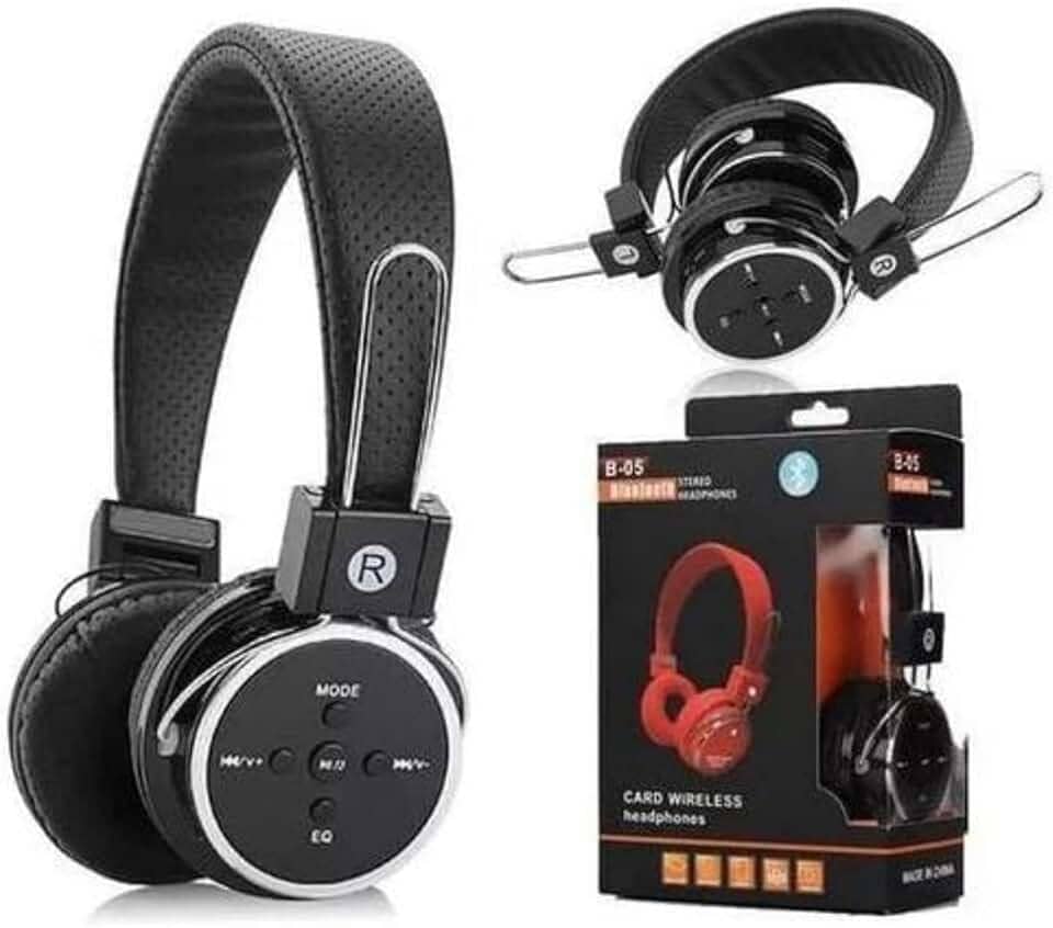 Fone de Ouvido Sem Fio Bluetooth e SD Mex B-05 - Preto