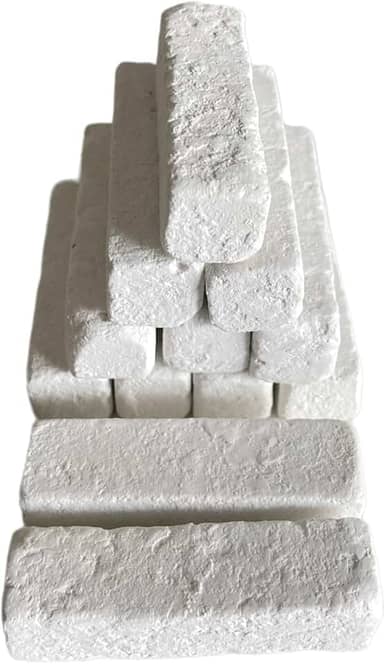 Giz Branco 1kg p/Sinuca Bilhar