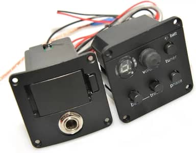Kit de captação de violão 1 Item Captador De Violão Acústico ISYS+ EQ Sistema De Pré-amplificador Para Violão Acústico Amplificador De Som Ajustável Acessórios Para Violão