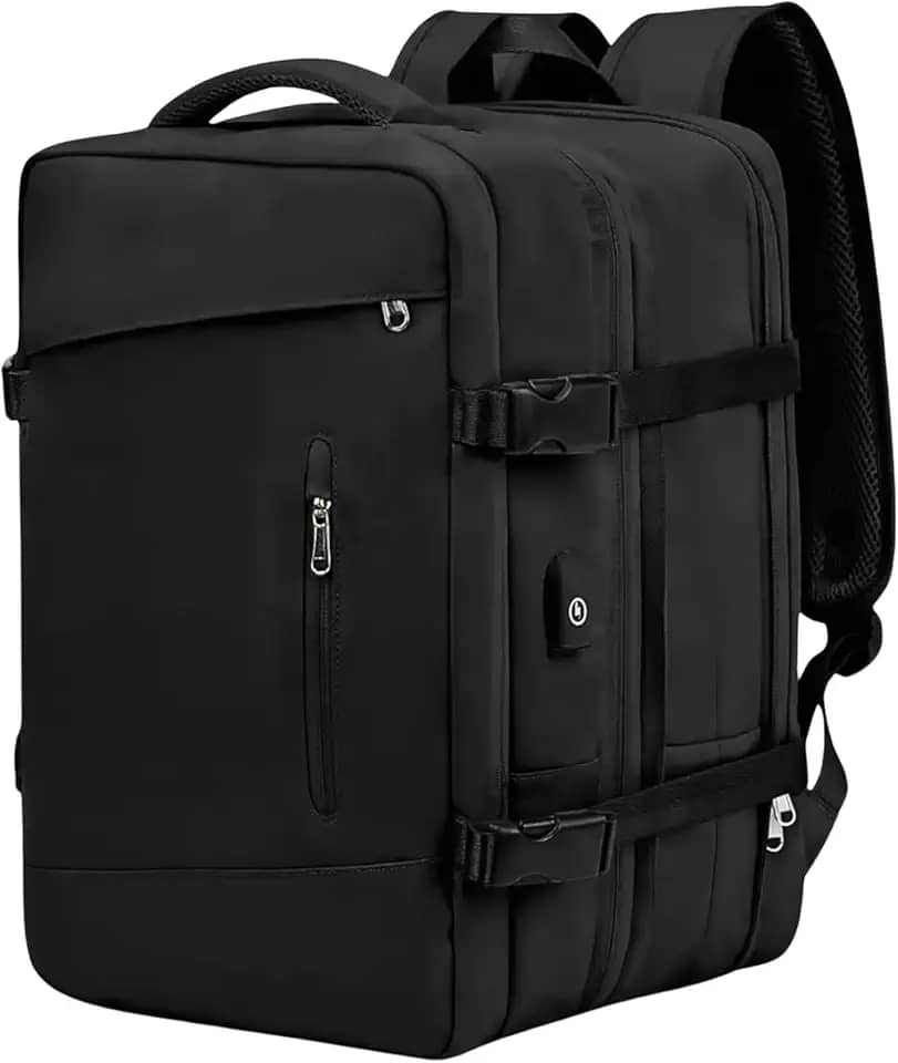 Mochila Viagem Avião Aeroporto Low Cost Ergonômica à Prova D'água Reforçada Bagagem de Mão