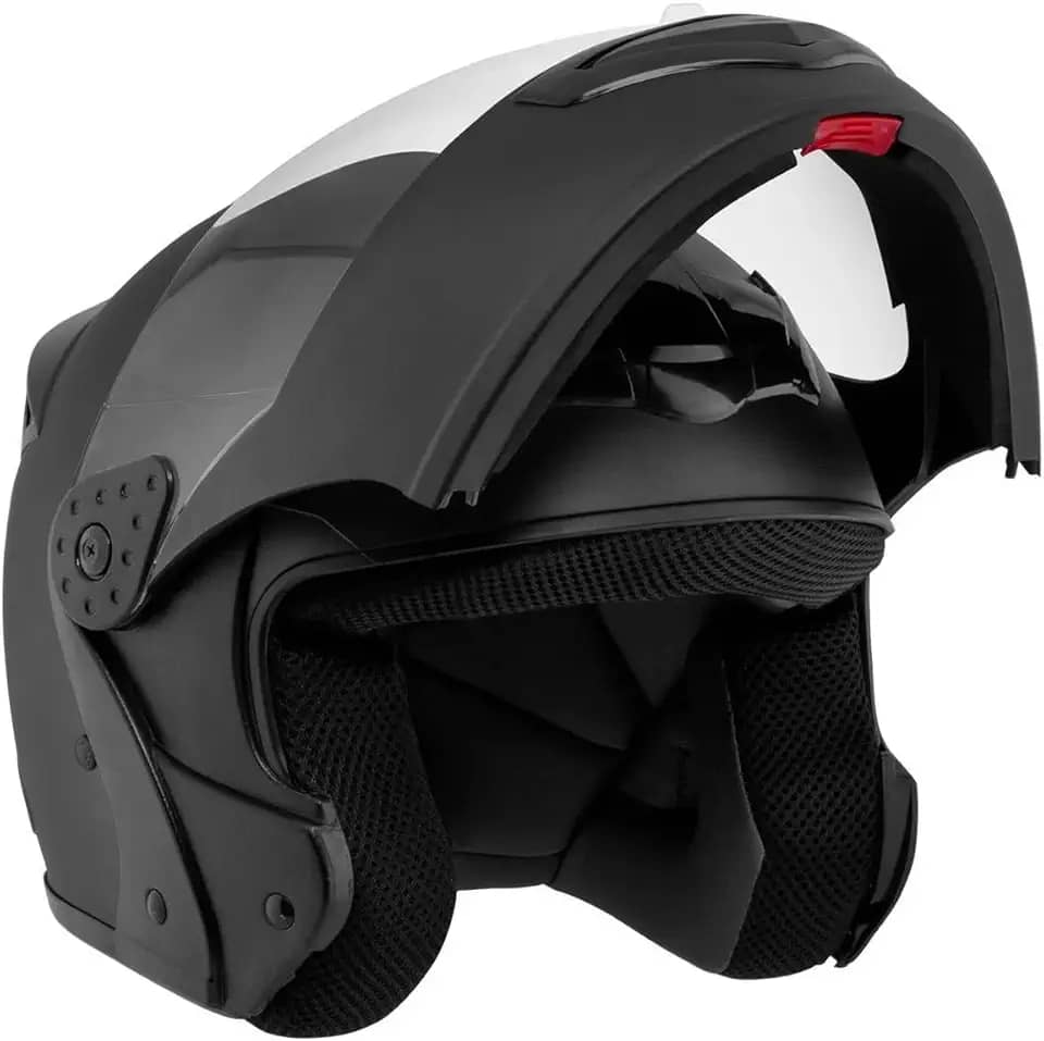 Capacete de Moto Mixs MX Gladiator Articulado Escamoteável Robocop