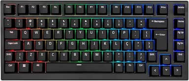 TECLADO AKKO MG75 ABNT2 PRETO SWITCH SILVER V3 PRO