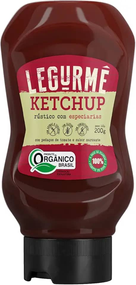 Legurmê Ketchup Orgânico Com Especiarias 200G