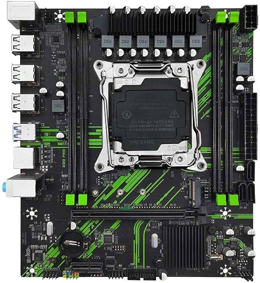 QUASAR X99 PR9, Placa-mãe LGA 2011-3 Micro ATX para CPUs Intel E5 V3 V4 Series, DDR4 Max 128GB, NVME/NGFF M.2, PCIe 3.0, Gigabit LAN