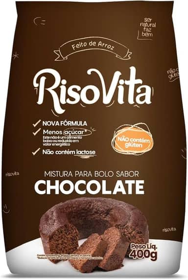 RisoVita Mistura Para Bolo Sabor Chocolate 400G