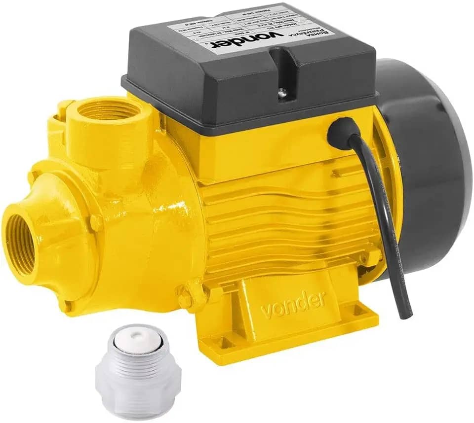 Bomba Periférica/Motobomba 1/2 Cv, 127 V~/220 V~, Bpv 375, Vonder.