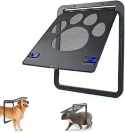 Porta De Passagem Tela Magnética Para Pet Cães Gato Cachorro Para Proteção Segurança Portinha Gatos Cão