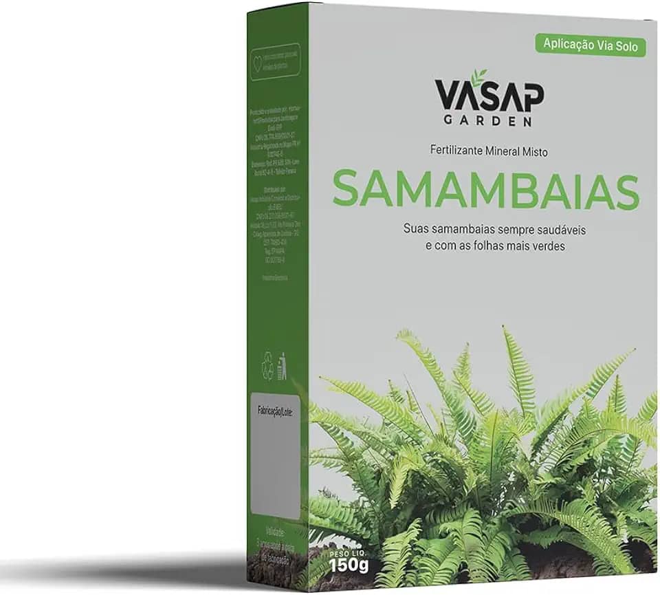 Vasap Fertilizante Mineral Misto Fertilizante Samambaia Caixa 150Gr