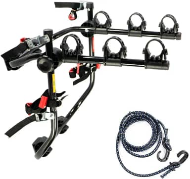 Transbike Suporte Compacto 3 Bicicletas Aço Sedan Hatch SUV