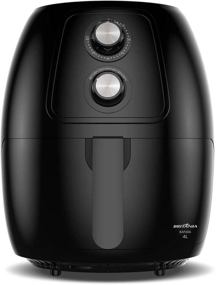 Air Fryer Britânia 4L Sem Óleo 1500W Antiaderente BAF40A