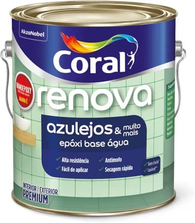 RENOVA AZULEJOS & MUITO MAIS BRILHANTE BRANCO 3,6L - CORAL