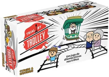Galápagos, Trial by Trolley, Jogo de Cartas para Amigos, 3 a 13 jogadores, 15 minutos por partida