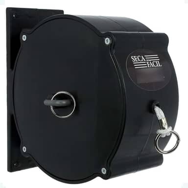 Varal Retrátil Nylon 30m Seca Fácil Trevisan (Preto)