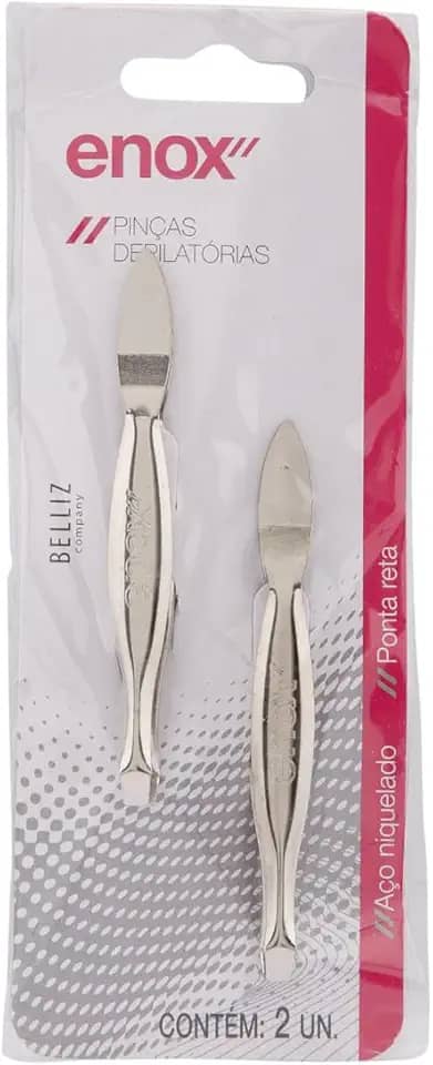 PINÇA RETA COM 2 ENOX, Enox