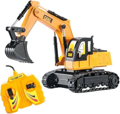 Carrinho de Controle com Fio Escavadeira 25,5cm, DM Toys