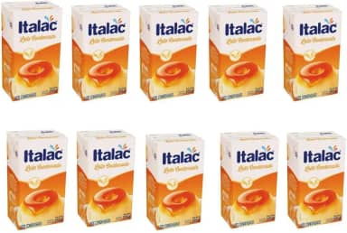 Kit com 10 Unidades Leite Condensado SEMI-DESNATADO Italac 395g