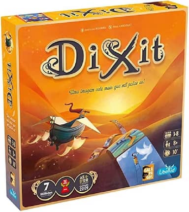 Asmodee, Dixit, Jogo de Tabuleiro para Família, 3 a 8 jogadores, Idade +8, Partidas de até 30 minutos