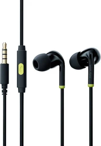 WAAW by ALOK Fone de Ouvido VIB 100EW com Fio de 1,2 Metros, Intra-Auricular, Microfone Integrado, Controle Multifunções