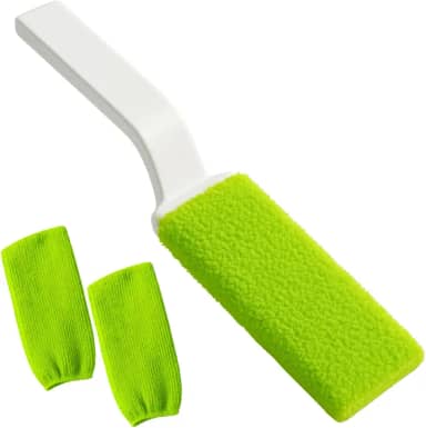 Espatula Transpasse Limpa Box com 3 Refis Microfibra para Janela/Box/Espelhos com Raspador