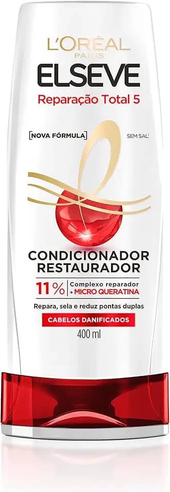 L'Oréal Paris Condicionador Elseve Reparação Total 5+ 400Ml