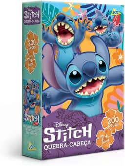 Toyster - Quebra-cabeça: Stitch - 200 peças - Disney - JAK