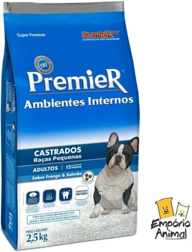 RACAO PREMIER CAES CASTRADOS 2,5KG