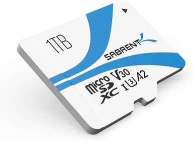 SABRENT Cartão de memória Rocket V30 A2 1TB MicroSDXC R100MB/s W30MB/s compatível com Steam Deck, Nintendo-Switch, Go Pro, câmeras, smartphones (SD-MQ30-1TB)