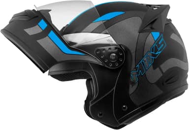 Capacete Moto Mixs Gladiator Delta Fosco Articulado Escamoteável Robocop Motociclista Motoqueiro