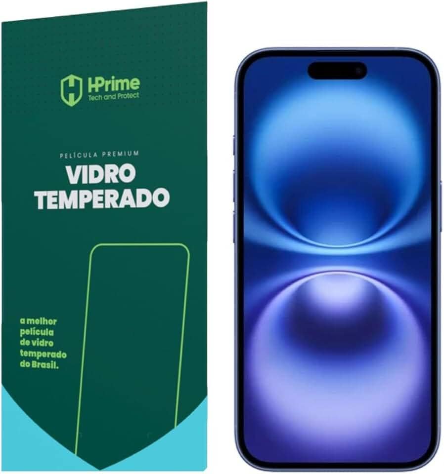 Película Hprime Vidro Temperado Para iPhone 16 Tela 6.1