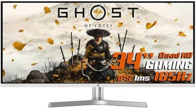 Monitor Gamer Superframe Vision Ultra, 34 Pol, Flat, Ultrawide, Quad Hd, 1ms, 165hz, Ips, Hdr, Freesync, Hdmi/dp, White, Sfvfw-34165-qhd-pro