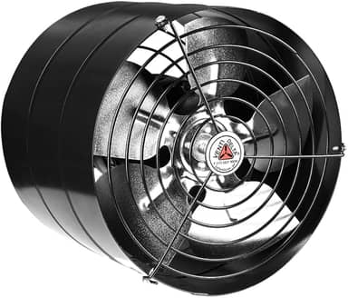 EXAUSTOR 20 CM A. R. BI-VOLT PRETO AXIAL INDUSTRIAL