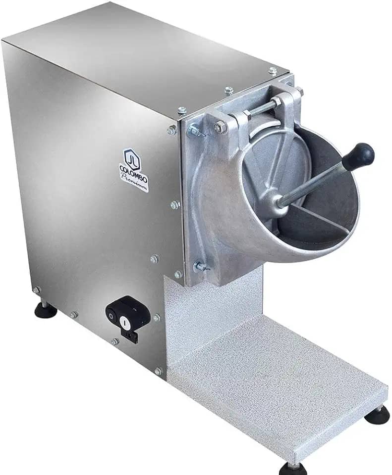 JL Colombo Ralador de Coco e Queijo Industrial Bivolt Prata Aço inoxidável