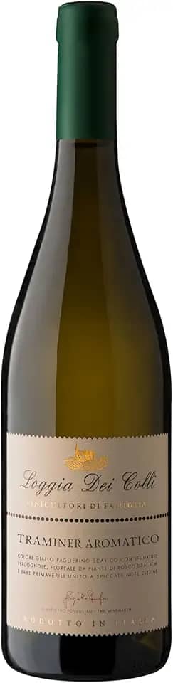 Traminer Vinho Branco Italiano Aromático Loggia Dei Colli Igt 750Ml
