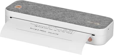 Original A4 Impressora de papel Transferência térmica direta Impressora sem fio Móvel 210mm Mini impressora fotográfica móvel Conexão USB BT com 1 rolo Suporte de papel térmico 2''/3''/4''