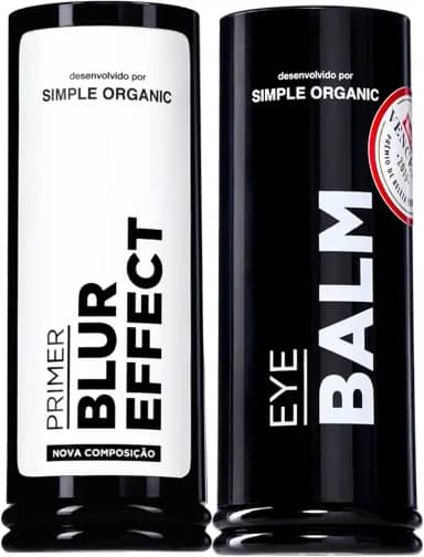 Kit Pele Pronta Primer + Balm de Olhos Simple Organic