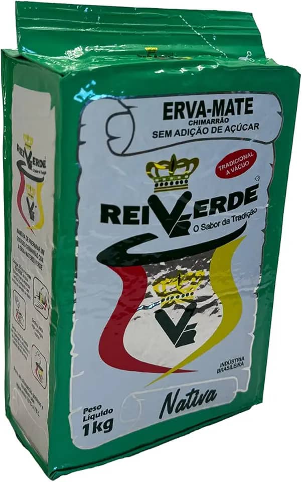 Erva Mate Rei Verde Tradicional Vácuo 1 Kg Chimarrão Gaúcho