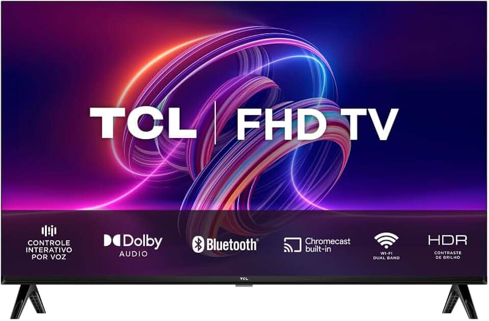 Smart TV TCL 40 Polegadas LED Full HD S5400A Android TV WiFi Bluetooth Google Assistente 40S5400A