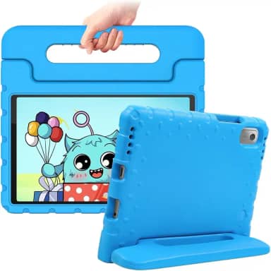 Capa Infantil Maleta Para Lenovo M9 9'' Tb-310fu Tb-310xu Anti imapcto,EVA, Emborrachada, Leve,Cor Azul