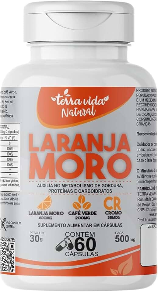 Laranja Moro Morosil 500mg 60 capsulas
