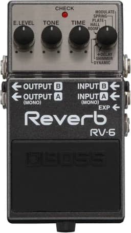 Pedal de Reverb Digital BOSS RV-6 Reverb