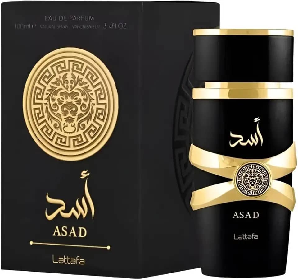 Perfume Árabe Importado Masculino Assad Eau de Parfum Original, Projeta e fixa Volume 100ml