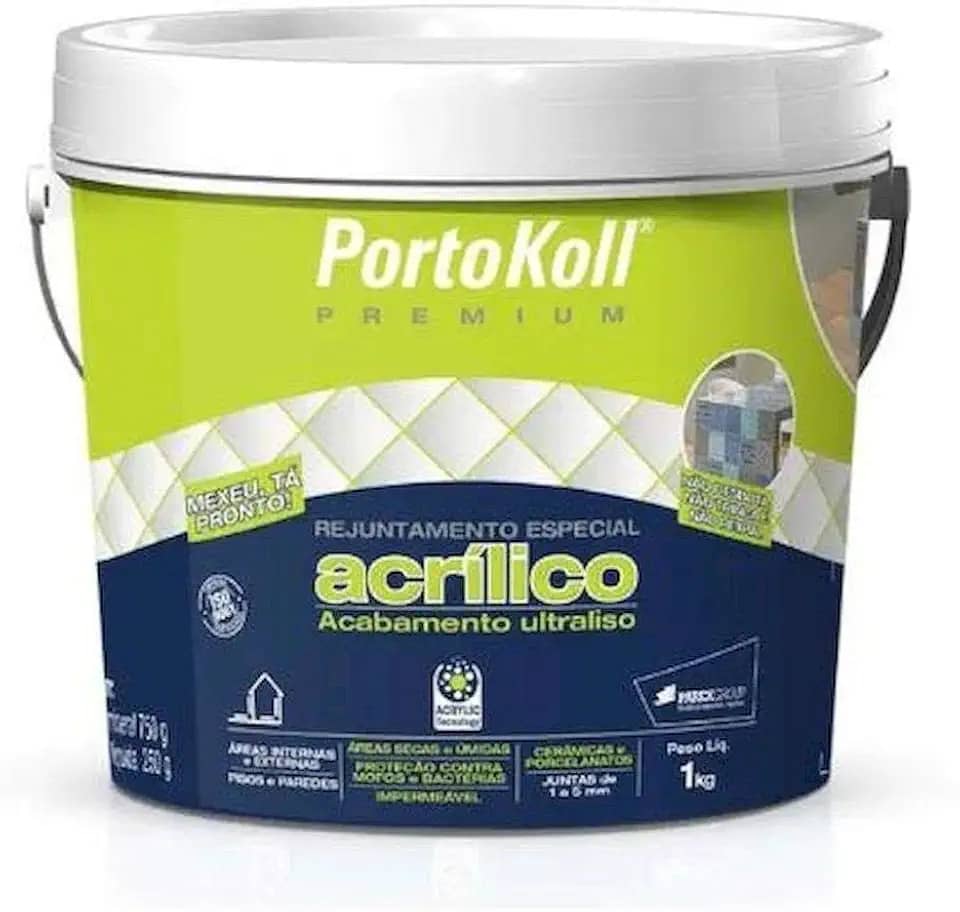 Portokoll Rejunte Acrílico Branco 1 Kg