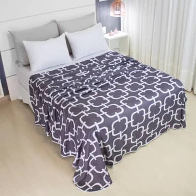 Lençol Casal Sem Elástico Malha Estampada 100% Algodão Para Se Cobrir 2,20 x 2,20m Toque Macio, Conforto e Durabilidade Cozzilar (Modelo 3)