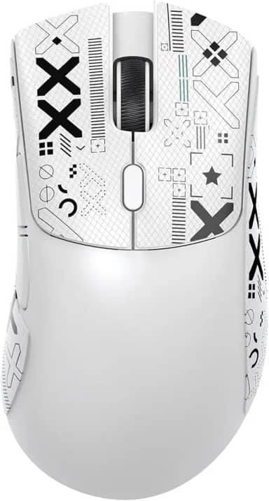 Mouse ATTACK SHARK R1 59g SUPERLIGHT, sensor para jogos PixArt PAW3311, mouse para jogos sem fio/com fio BT/2.4G, 6 DPIs ajustáveis ​​até 18.000, bateria de 65 horas