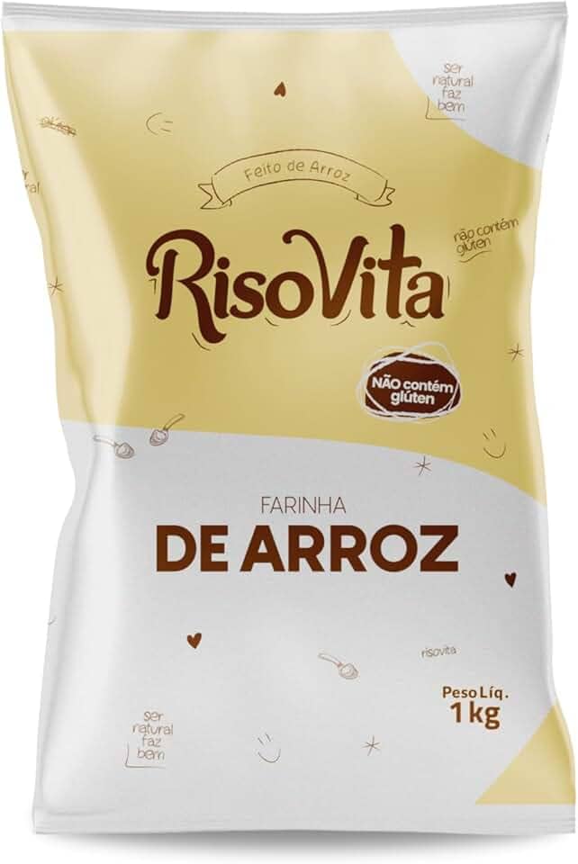 RisoVita Farinha De Arroz Branca 1kg