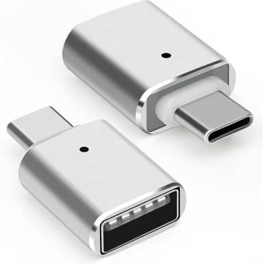 ALENKO Adaptador USB Tipo C para USB 3.0 OTG com LED Compatível com Pen Drive Teclado Mouse HD Externo Ideal para Android Tipo C Tablet Celular e Notebook