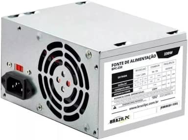 Fonte Alimentação Atx 230w Real Pc Brazilpc