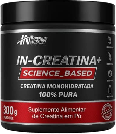 Creatina Monohidratada Micronizada 100% Pura - 300g - IN-Creatina+ Imperium Nutrition